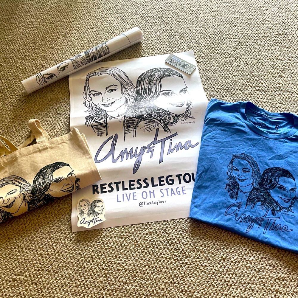 Amy Poehler & Tina Fey Restless Legs Tour Swag Set